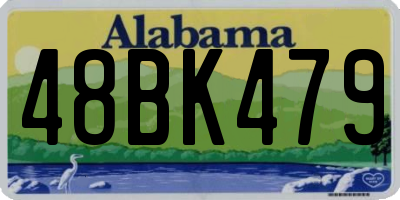 AL license plate 48BK479