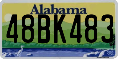 AL license plate 48BK483