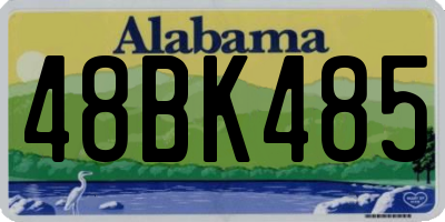 AL license plate 48BK485