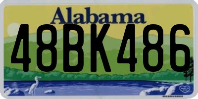AL license plate 48BK486