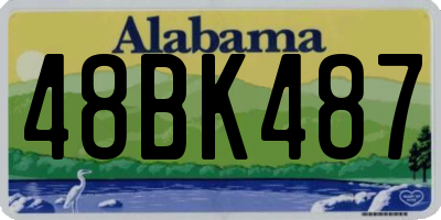 AL license plate 48BK487
