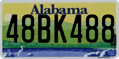 AL license plate 48BK488