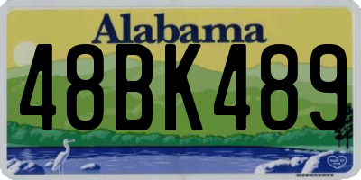 AL license plate 48BK489