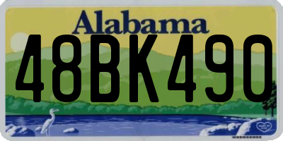 AL license plate 48BK490