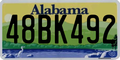 AL license plate 48BK492