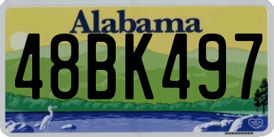 AL license plate 48BK497