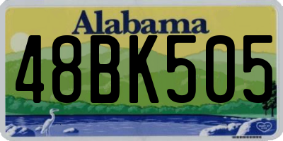 AL license plate 48BK505