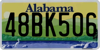 AL license plate 48BK506