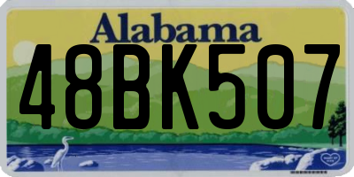 AL license plate 48BK507