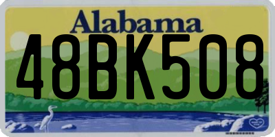 AL license plate 48BK508