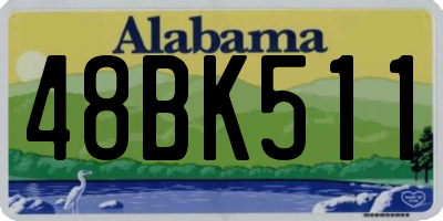 AL license plate 48BK511