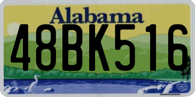 AL license plate 48BK516