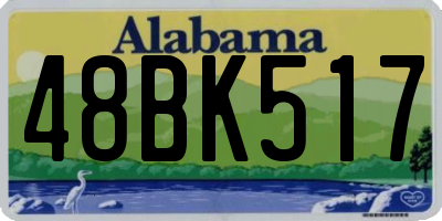 AL license plate 48BK517
