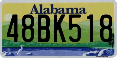 AL license plate 48BK518