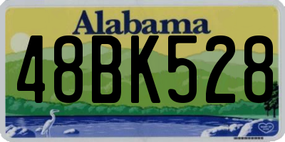 AL license plate 48BK528