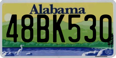 AL license plate 48BK530