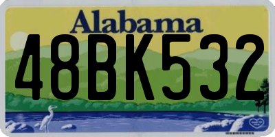 AL license plate 48BK532
