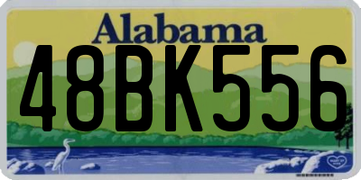 AL license plate 48BK556
