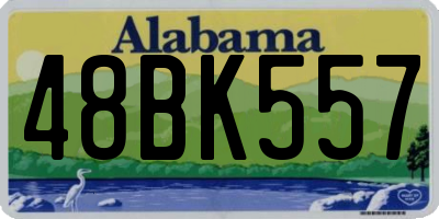 AL license plate 48BK557