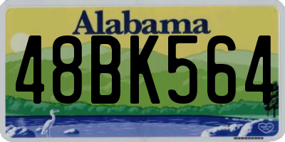 AL license plate 48BK564