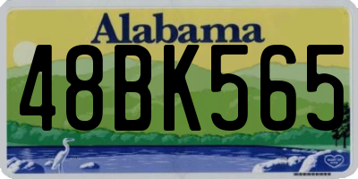 AL license plate 48BK565