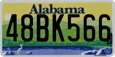 AL license plate 48BK566