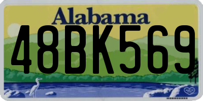 AL license plate 48BK569