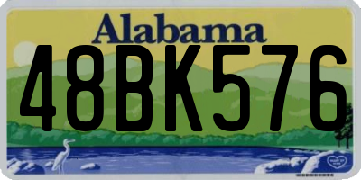 AL license plate 48BK576