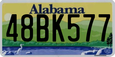 AL license plate 48BK577