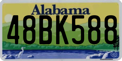 AL license plate 48BK588
