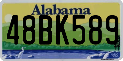 AL license plate 48BK589