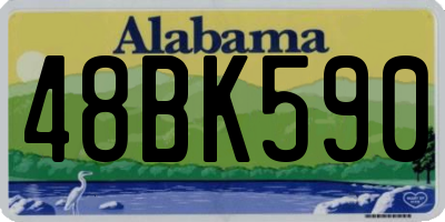 AL license plate 48BK590