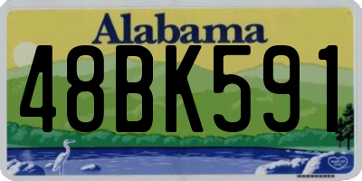 AL license plate 48BK591