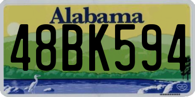 AL license plate 48BK594