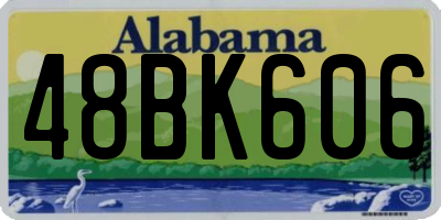 AL license plate 48BK606