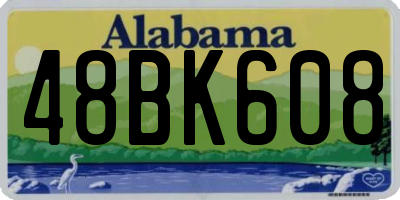 AL license plate 48BK608