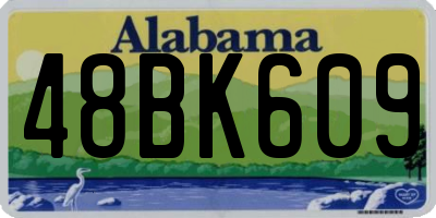AL license plate 48BK609