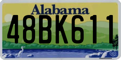 AL license plate 48BK611
