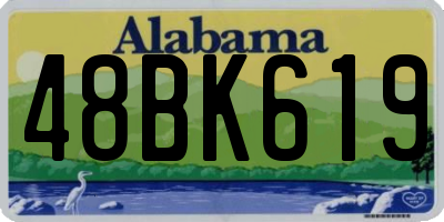AL license plate 48BK619