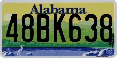 AL license plate 48BK638
