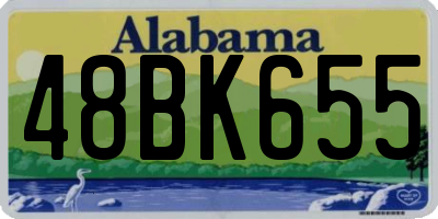 AL license plate 48BK655