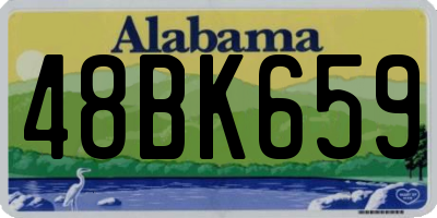 AL license plate 48BK659