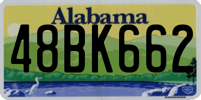 AL license plate 48BK662