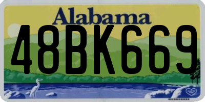 AL license plate 48BK669