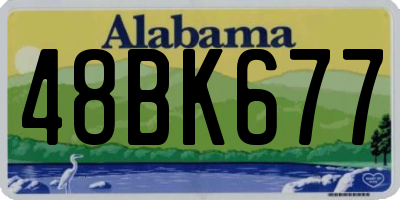 AL license plate 48BK677