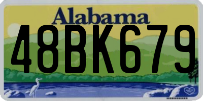AL license plate 48BK679