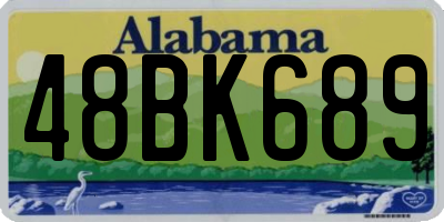 AL license plate 48BK689