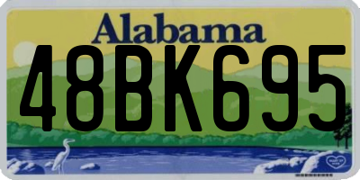 AL license plate 48BK695