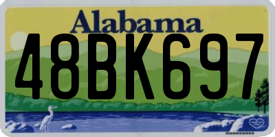 AL license plate 48BK697