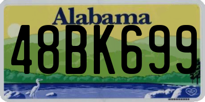 AL license plate 48BK699